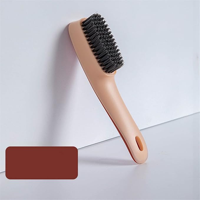 Cute Portable Comfortable Clothes Laundry Grip Cleaner Shoes Scrubbing Brush Scrubber Cleaning Tool (Color : Yellow)