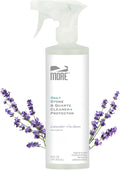 MORE Stone & Quartz Cleaner + Protector - Granite, Quartz & Marble Cleaner - For Kitchen & Bathroom Countertops - Water-Based Surface Spray - Lavender-Verbena Essential Oil - Pint (16oz)