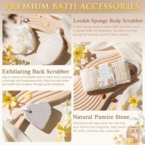 Birthday Gifts for Women Spa Gift Baskets Bath Set for Women Self Care Kit