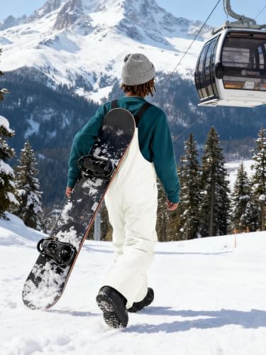 Haloumoning Boys Snow Bibs Kids Ski Pants 5-14 Years