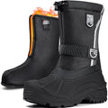 FREE SOLDIER Men's Waterproof Winter Shell Snow Boots with Removable Liner