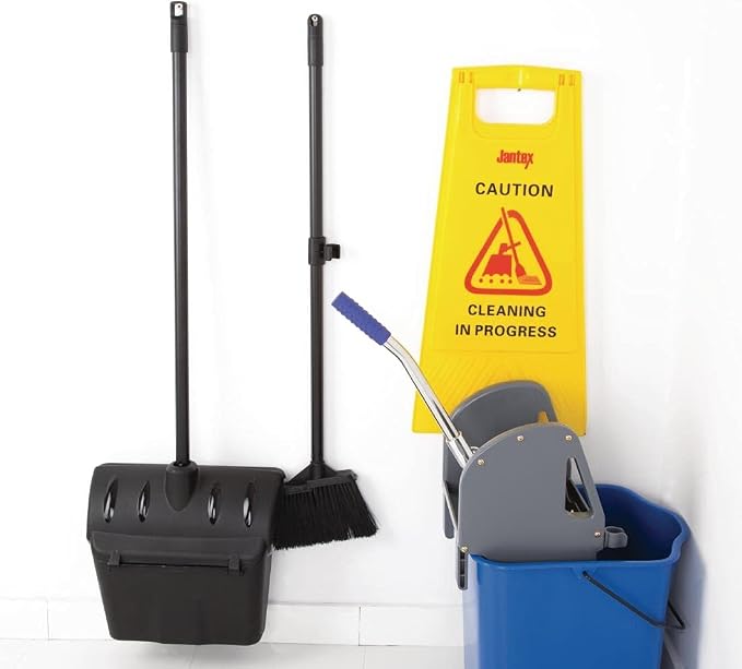 Jantex Lobby Dustpan and Broom 850X160X30Mm Cleaning Sweeper Mop Brush