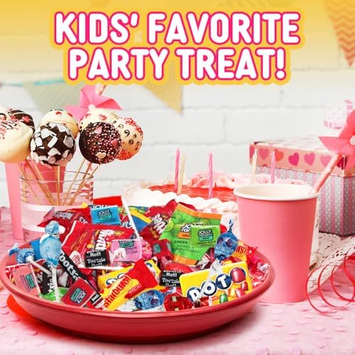 Bulk Candy Variety Pack 5 lb 250 Ct, Individually Wrapped Fun Size Candy