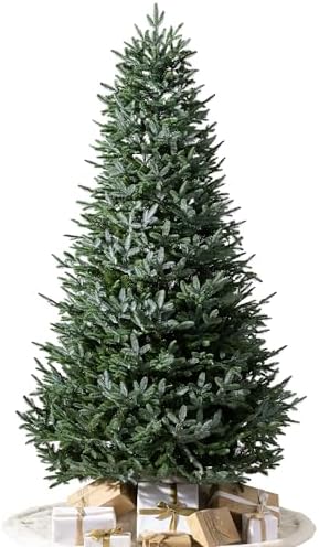 Balsam Hill European Silver Fir - Elegant Artificial Christmas Tree with True Needle Foliage Available Unlit or with LED Clear Lights, Unlit, 9'
