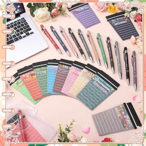 12 Set Employee Appreciation Gifts Bulk Team, Muted Colors