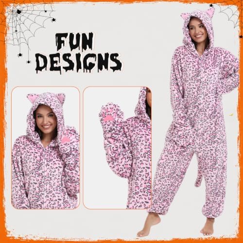 Adult Onesie Pajamas Animal One Piece Costume Halloween Cosplay for Women Men