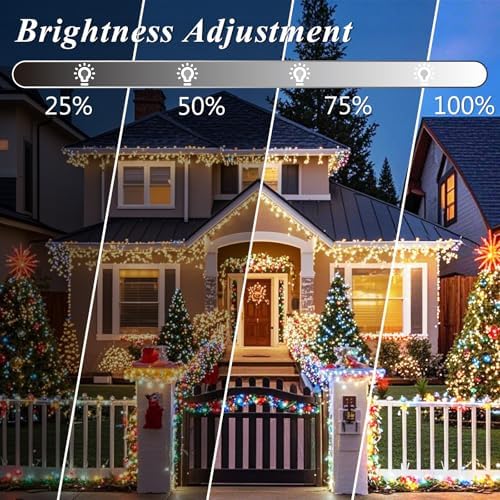 Color Changing Christmas String Lights with Remote, 35 Colors 164FT 500LED String Lights Outdoor Decoration, Indoor Connectable RGB Twinkle Fairy Lights Plug in for Xmas Tree Halloween Decoration