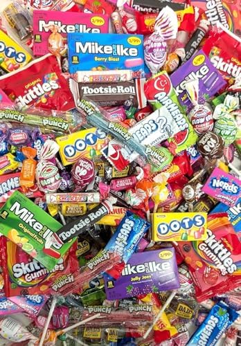 Ultimate Name Brand Candy Variety Pack - 5 lb Bulk Candy Individually Wrapped - No filler Candies - Perfect for Party Candies Stuffers or Party Favor Candys for Kids Goodie Bags - Party Favors for Kids