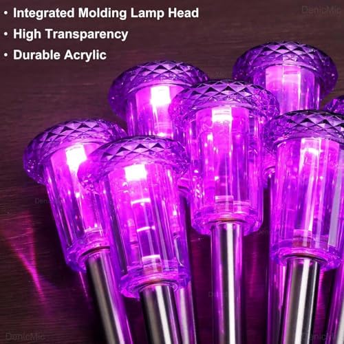 DenicMic Solar Halloween Lights Outdoor Waterproof 10 Pack Halloween Decor