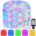 Nazuwke 132Ft Rope Lights for Outside, Waterproof 18 Colors with Remotes
