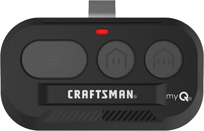 Craftsman Genuine 3-Button Garage Door Opener Remote | Ultra-Secure Encryption, 1-Year warranty, Controls up to 3 garage doors