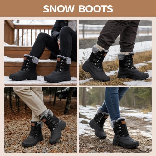 Women Winter Snow Boots | Waterproof Shell | Warm Duck Boots