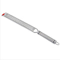 Peeler， Kitchen Stainless Steel Grater Large Grating Surface Blade Protector Cheese Fruit Vegetable Root Nut Manual Grater Peeler