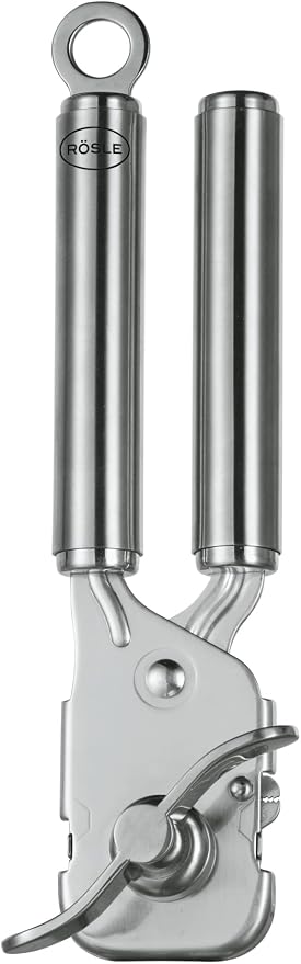 Rösle 12757 Stainless Steel Manual Can Opener with Pliers Grip Opens Can at Seam 7.9 in. | Pliers grip, opens cans at the seam