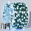 BrightChristmas Christmas Lights 1200 LED 394 FT, Waterproof Outdoor String Lights with Remote and Timer, Christmas Tree Lights with 8 Modes Dimmable, Fairy Lights for Holiday Decor (Cool White)