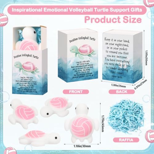 25 Sets Positive Gifts Volleyball Party Favors with Boxes