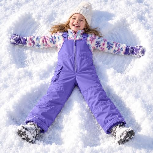 London Fog Girls' Classic Snow Bib Ski Snowsuit