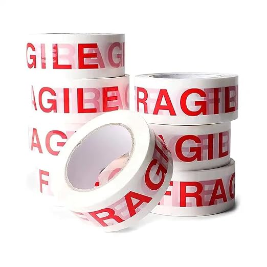 Heavy Duty Packing Fragile Tape 36 Rolls 2 Inch x 110 Yards (330 Feet) Per Roll 2.5 Mil Carton Sealing Tape for Shipping Packaging Moving Office Storage