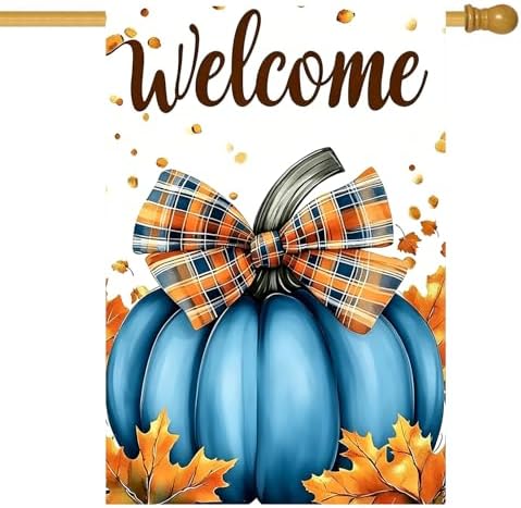 Large Fall House Flags 28 x 40 Double Sided thanksgiving Outdoor Flags