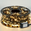 164FT 1000LED Warm White Christmas Lights Outdoor with 8 Modes, IP44 Waterproof Plug in Christmas Tree Light Fairy String Lights for Christmas, Patio, Garden, Indoor Outdoor Decor