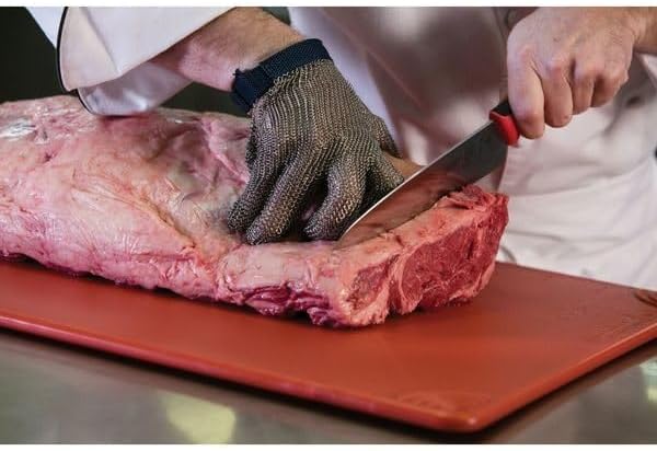 San Jamar Cutting Board,18x24 in,Red CBG182412RDGR - 1 Each