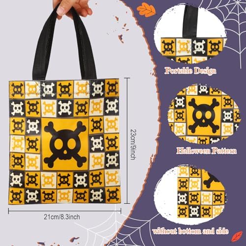 Sweetude 120 Pcs Halloween Tote Bags Bulk Halloween Trick Treat with Handle