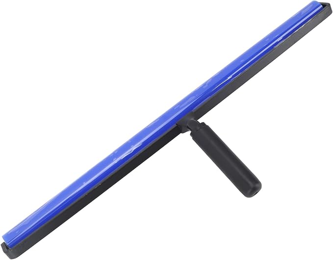 GOWENIC Static Dust Removal Roller, Sticky Blue Silicone Soft Cleaner Roller with Black Handle for Lint Pet Hair Lint Reusable Carpet Fabric (24 inch)