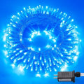 JMEXSUSS 150 LED Blue String Lights Indoor, Blue Halloween Lights Outdoor