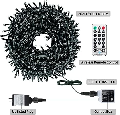 MZD8391 262FT 800LED Color Changing Christmas Light,Christmas Tree Light