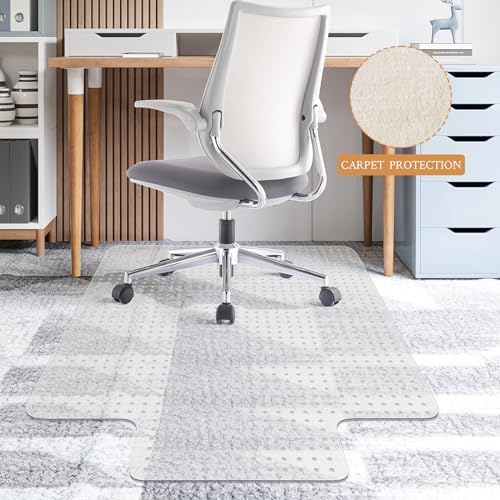 KMAT Office Chair Mat for Carpet, Computer Desk Mat
