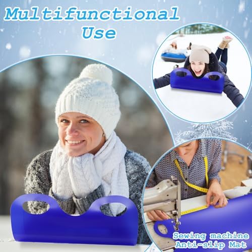 Leyndo 4 Pcs 54" Snow Sled Mat Rollup Flexible Lightweight for Adults