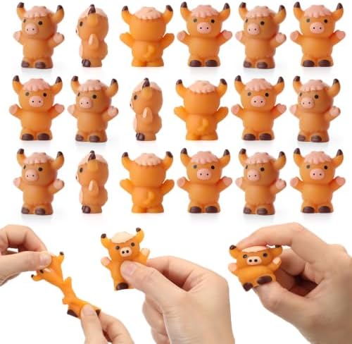 Thenshop 20 Pcs Cute Highland Cow Balls Positive Gifts Party Favors
