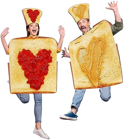 Marsui 2 Pcs Couple Halloween Food Costumes Cosplay for Adult