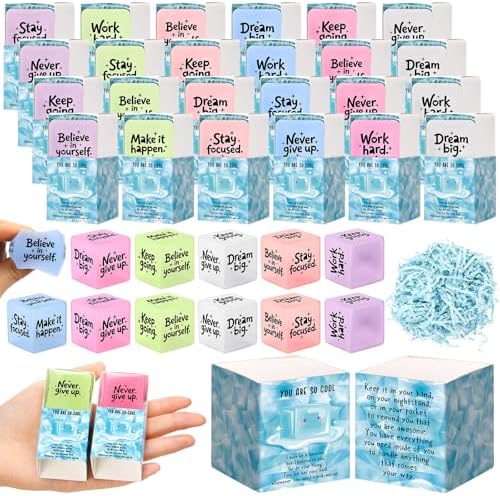 24 Sets Inspirational Gifts Bulk You Are So Cool Party Favors with Boxes