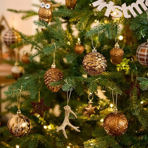 Valery Madelyn 40ct Christmas Tree Decorations Ball Ornaments Set