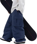 SNOWVERB Loose Fit Snowboard Leopard Ski Snow Baggy Pants for Men and Women