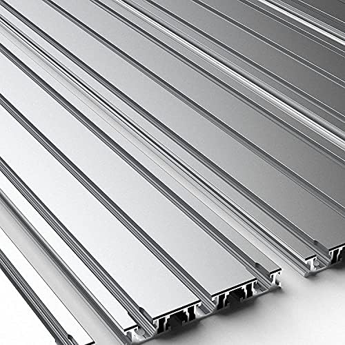 Genmitsu T-Slot Table 6060 Extension Aluminum Spoilboard for CNC Router Machine PROVerXL 4030 XY-Axis Extension Kit, 840 x 600 x 15mm (33.1''x 23.6''x 0.6'')