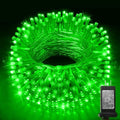 KNONEW Outdoor Christmas Lights 300 LED 99ft String Lights 8 Modes & Memory Fairy Light Plug in Waterproof LED String Lights for Xmas Yard Tree Wedding Party Holiday Decorations(Green)