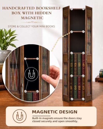 Book Advent Calendar for Book Lovers, Ornaments for Christmas Tree