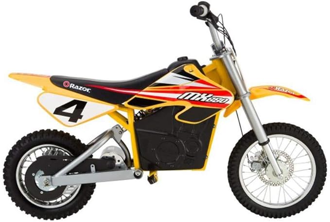 Razor MX650 Dirt Rocket Electric Motocross Off-road Bike - Yellow