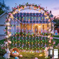JMEXSUSS 300LED Curtain Lights for Easter Decor, 9.8x9.8ft, Pastel