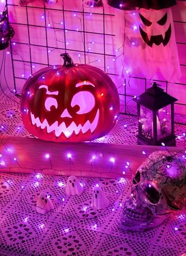 240 LED Solar Halloween Lights Outdoor Waterproof IP65, 20FT 8 Light Modes