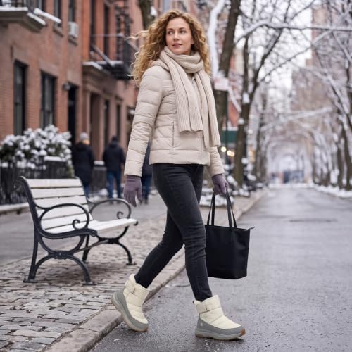 FitVille Snow Boots for Women Wide Width, Warm Fur Lined Winter Boots