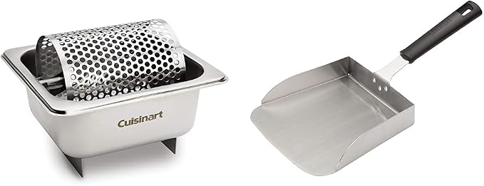 Cuisinart CBW-201 Butter Wheel Stainless Steel & CSGS-001 Griddle Food Mover, Stainless Steel