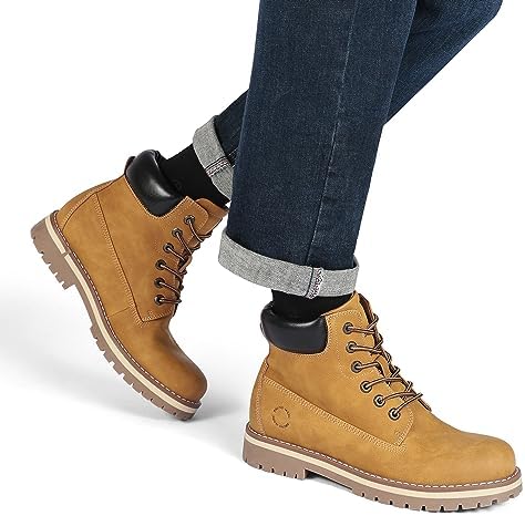 Bruno Marc Men's Classic Winter Fall Casual Boots Warm Cold-Weather Work Boots 3.0