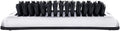 United Pacific 90050 Stainless Shoe/Boot Scraper w/Nylon Brush, 430 Stainless Steel Housing – Black Brush – ONE Unit