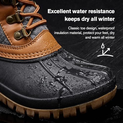 ALEADER Womens Winter Snow Boots | Waterproof Shell | Duck Boots