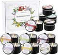 24 Pcs Massage Oil Candles, 1oz Low-Temp Moisturizing Body Wax