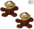MIGHTY® 2 Pack Microfiber Medium Monkey Dog Toys | Ultra Durable Plush Toy with Multiple Layers & Reinforced Seams , Washable and Floats , Mighty® Construction
