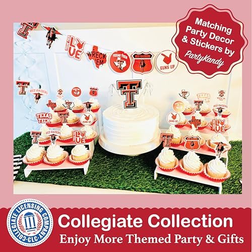 Texas Tech Merch 12-Day Holiday Ornament Advent Calendar Football Gift